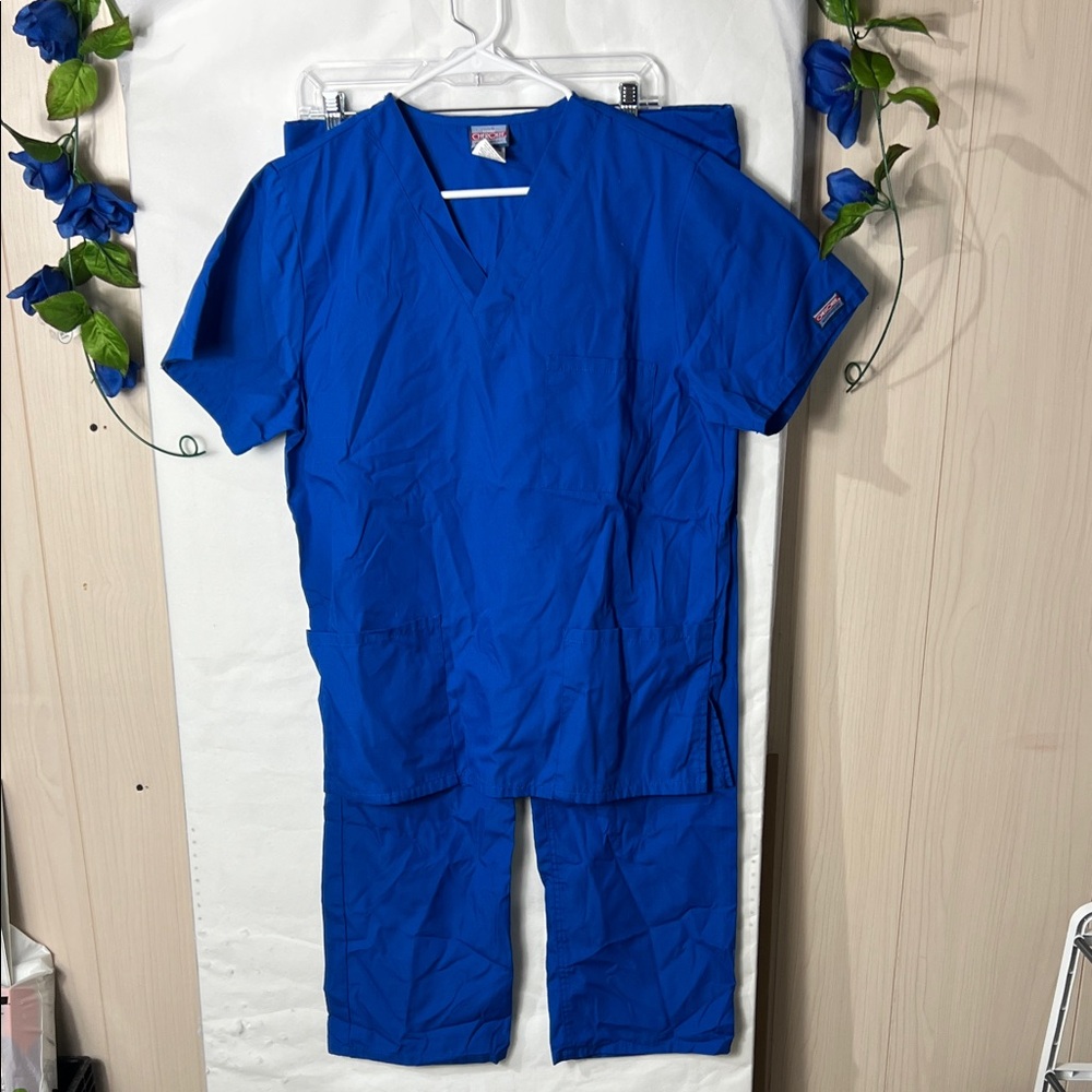 Cherokee workforce Blue Scrub Set